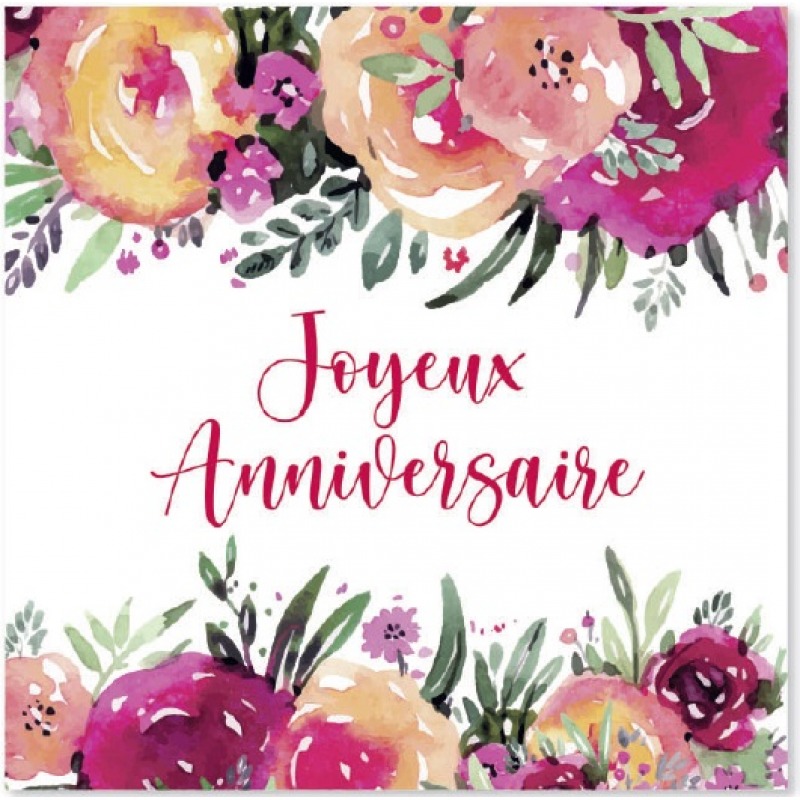 Cartes à Thème Anniversaire - Joyeux Anniversaire 